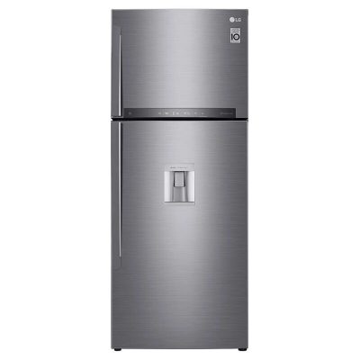 LG Smart Inverter Water Dispenser Refrigerator – Shiny Steel 471L – GL-B503PZI