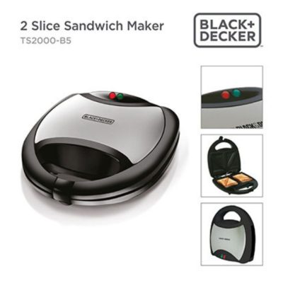 Black + Decker 2 Sandwich Maker – Ogb-TS2000-B5