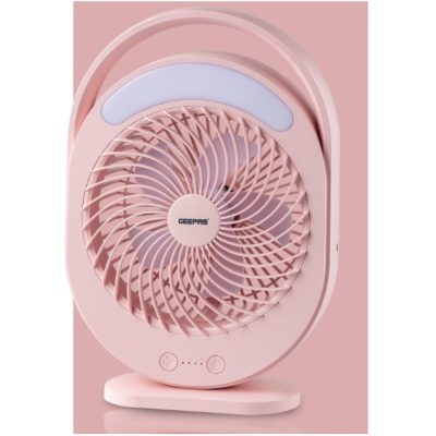 Geepas Rechargeable Mini Fan With Led Night Light – Gf21158
