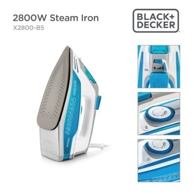 Black + Decker Steam Iron X2800-B5