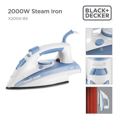 Black + Decker Steam Iron 2200W ? X2000-B5