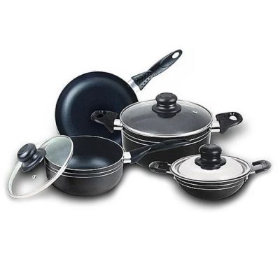 Amilex 10pcs Stainless Steel Induction Cookware Set