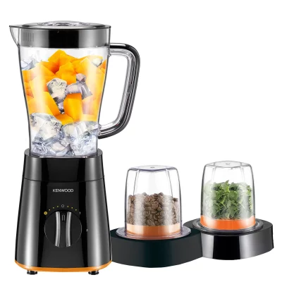 Kenwood Blender Smoothie Maker 500W 1.5L with Grinder Mill, Chopper Mill, Ice Crush Function BLP15