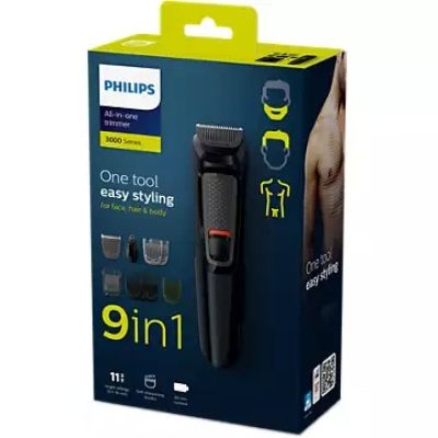 Philips 9in1 Multigroom Series 3000 Face,Hair & Body Trimmer – MG3710/65