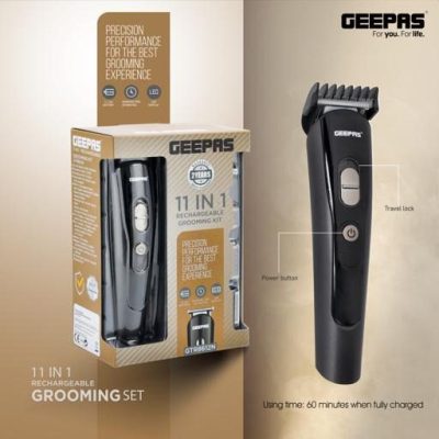 Geepas 11 IN 1Rechargeable Grooming Set With Display – GTR8612N