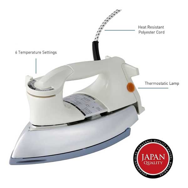 Panasonic Dry Iron 1000W Deluxe Automatic - NI-22AWT | Effortless and Superior Wrinkle Removal 3 Panasonic Dry Iron