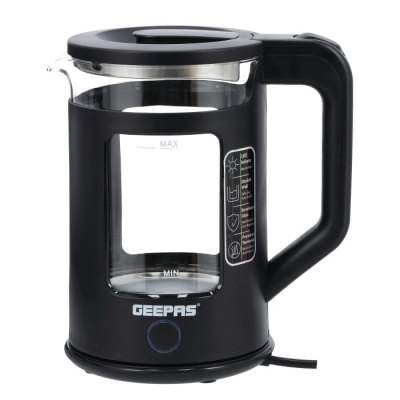 Geepas Double Layer Glass Kettle, 1.7 Ltr Capacity – GK38049