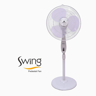 Havells Swing 400mm Pedestal Fan (White)