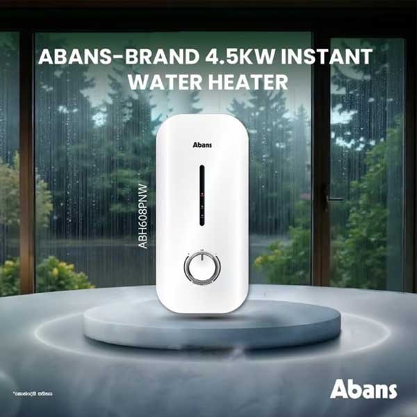 Abans 4.5KW Instant Water Heater - ABH608PNW | Ultimate Comfort You Will Love 4 Abans 4.5KW Instant Water Heater