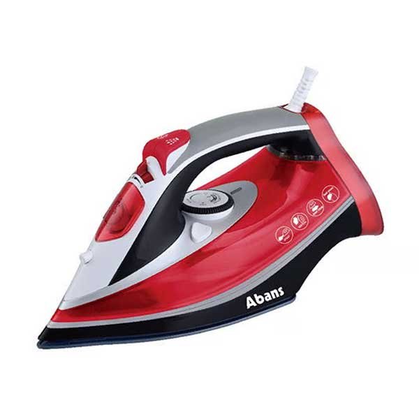 Abans Steam Iron - Red - ASW-501RD | Brilliant Ceramic Steam Performance 2 Abans Steam Iron