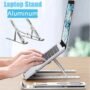 Aluminum Portable, Adjustable Laptop Stand
