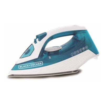 Black+Decker 1600W Steam Iron Non-Stick Soleplate – BD-X1575-B5 – Effortless Smooth Ironing Power