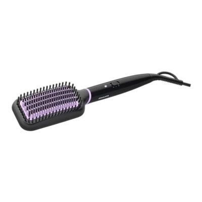 Philips Heated Straightening Brush – BHH880 | Powerful Smooth Salon Like Styling Performance