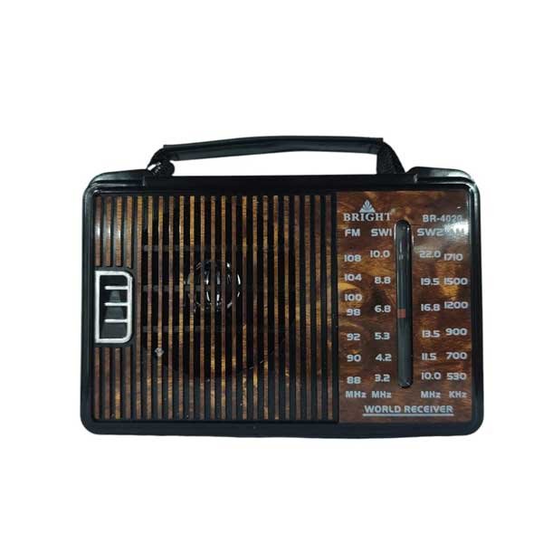 Bright 4 Band Portable Radio - BR-4020 | High Sensitivity Multi Band Receiver for Clear Indoor and Outdoor Listening 3 Bright 4 Band Portable Radio