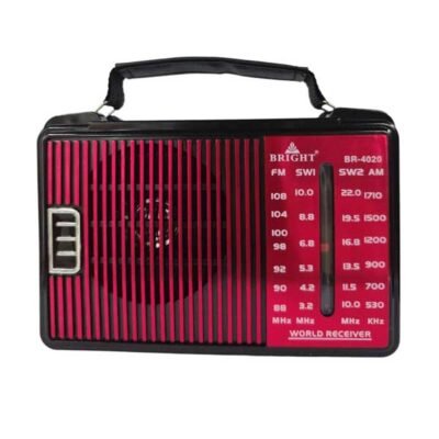 Bright 4 Band Portable Radio – BR-4020 | High Sensitivity Multi Band Receiver for Clear Indoor and Outdoor Listening