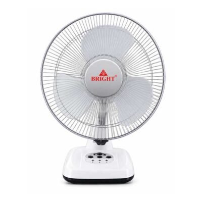 Home 38 Bright Rechargeable Table Fan AC/DC – BR-92RC | Ultimate Convenience for Refreshing Comfort