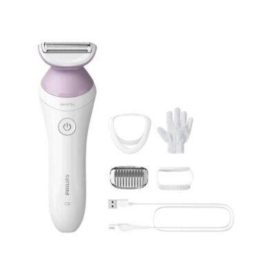 Philips Lady Shaver Series 6000 Cordless with Wet and Dry use – BRL136/00 | Powerful Smooth Gentle Shaving Performance