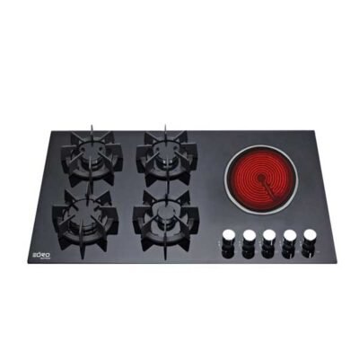 Euro 5 Burner Gas Hob Tempered Glass – JZG5002E – Premium Powerful Kitchen Innovation