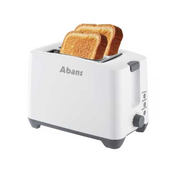 Abans 2 Slice Pop Up Toaster - FT2001B-T-BW | Brilliant Breakfast Convenience 1 Abans 2 Slice Pop Up Toaster