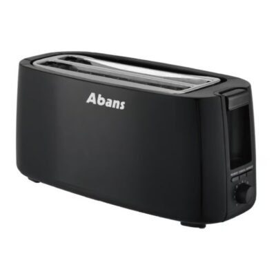 Abans 4 Slice Pop Up Toaster – FT4004-T-BW – Perfect Golden Toasting Power