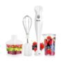 Geepas 4 in 1 Hand Blender - GHB6144N - Powerful blending, chopping, whisking, and mixing performance with durable design and everyday kitchen convenience
