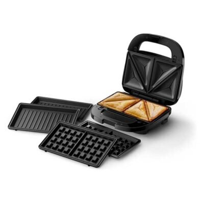 Philips 5000 Series 3 in 1 Sandwich / Waffle / Panini Maker – HD2350/80 | Powerful Versatile Cooking Performance