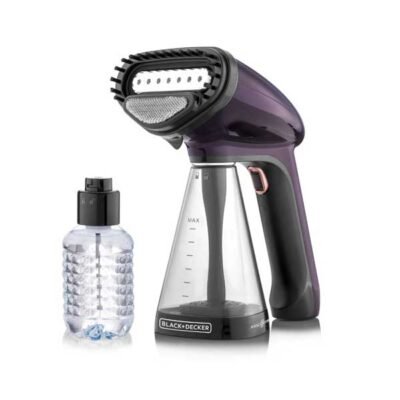 BLACK+DECKER 1500W Portable Garment Steamer – HST1500-B5 | Effortless and Fast Wrinkle Removal