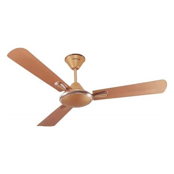 Havells Festiva Prime Ceiling Fan Decorative 1400mm - Brown Gold | Powerful Cooling with Premium Style 2 Havells Festiva Prime Ceiling Fan