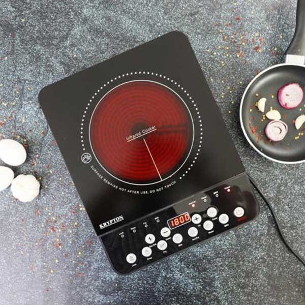 Krypton 2000W Infrared Cooker - KNIC6058 - Powerful Efficient Smart Cooking 4 KNIC6058 3