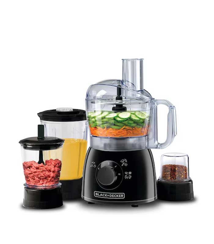 BLACK+DECKER Kitchen Robot Deluxe 400W Food Processor with Blender + Mincer + Grinder - KR43-B5 5 Kitchen Robot