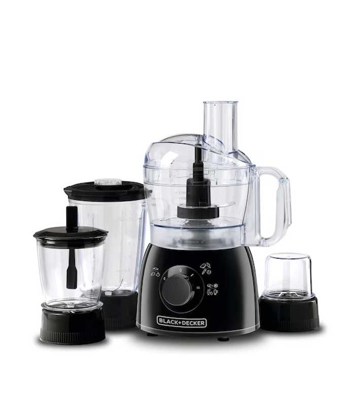 BLACK+DECKER Kitchen Robot Deluxe 400W Food Processor with Blender + Mincer + Grinder - KR43-B5 2 BLACK+DECKER Kitchen Robot Deluxe 400W Food Processor with Blender + Mincer + Grinder - KR43-B5 - Image 2