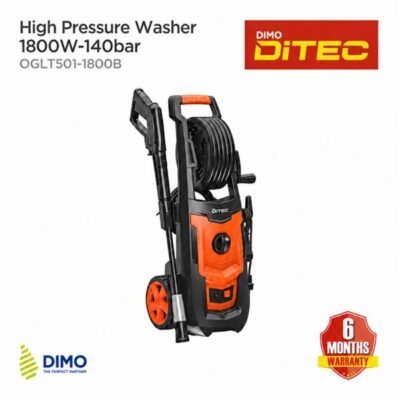 DITEC 1800W High Pressure Washer 140Bar – LT501-1800B | Powerful Cleaning for Brilliant Results