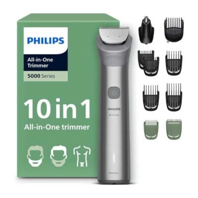 Philips 10 in 1 Trimmer All-In-One- MG5922/15 | Ultimate Grooming for Face Hair and Body