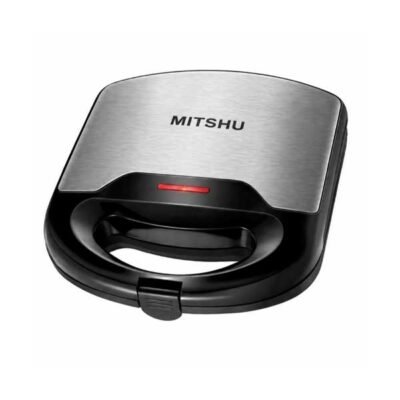 Mitshu Sandwich Toaster – MST-3022 | Compact Fast Heating Non Stick Sandwich Maker for Everyday Snacks