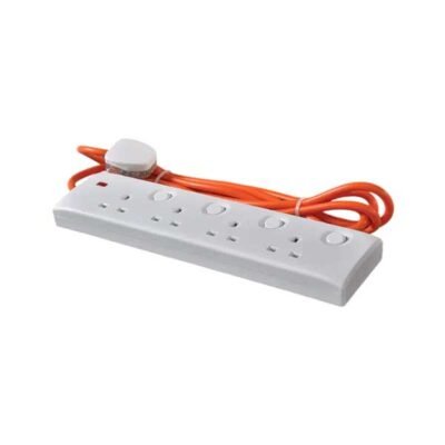 OREL 13 Amp Trailer Socket with 3m Wire & Fused Plug Top | Reliable & Premium Heavy-Duty Extension Socket