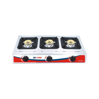 Pioneer 3 Burner Gas Stove (Stainless Steel) – PGS-RB33