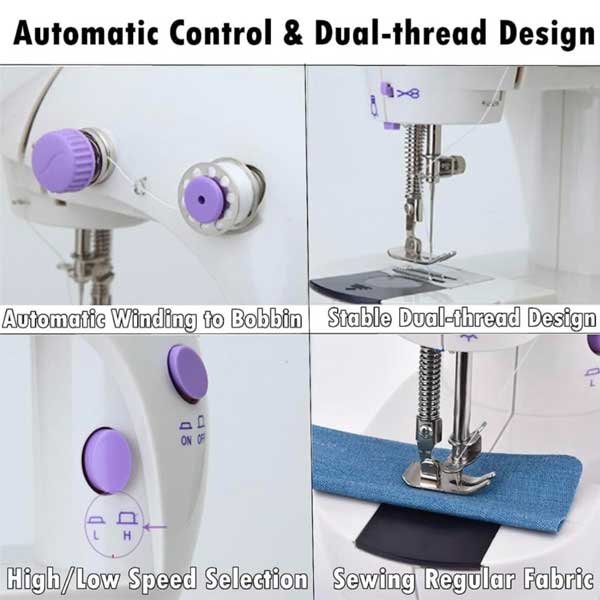 Portable Mini Electric Sewing Machine – Ultimate Convenience for Enjoyable Sewing 3 Portable Mini Electric Sewing Machine