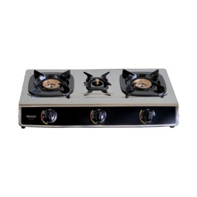 Rinnai 3 Burner Gas Stove – RV-310RI – Powerful Reliable Cooking Performance