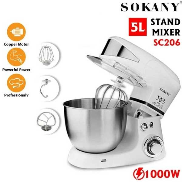 Sokany 5L Stand Mixer
