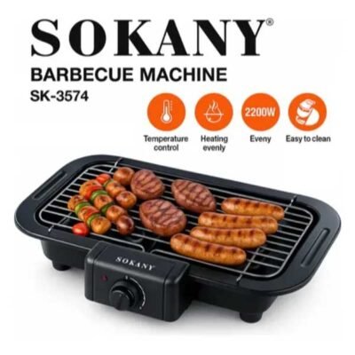 Sokany 2200W BBQ Machine – SK-3574 | Powerful Grilling for Delicious Results