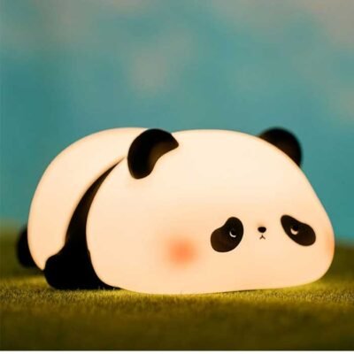 Sleeping Panda Silicone Night Lamp – Touch Controlled