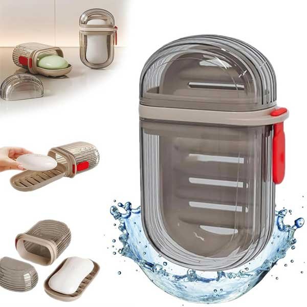 Transparent Travel Soap Box | Ultimate Convenience for Effortless Organisation 3 Transparent Travel Soap Box
