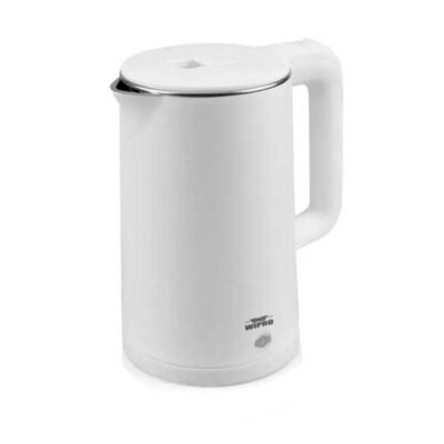 Wipro 1.8L Electric Kettle 1500W (Stainless Steel Double Layer) – WEK-8008 | Powerful Fast Boiling Premium Safety Performance