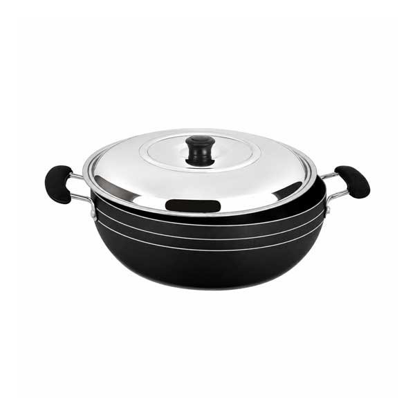 Wicks 2L Deep Kadai with Lid | Ultimate Choice for Delightful Everyday Cooking 2 Wicks 2L Deep Kadai