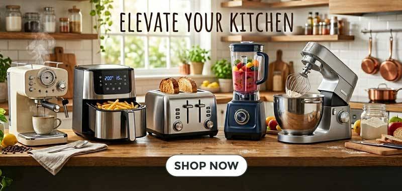 Small Kitchen Appliances Banner